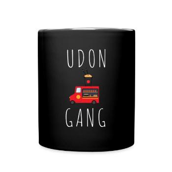 Udon Nouilles Japonaises Ramen Boîte de Nouilles Asiatiques - Mug uni - noir - Devant
