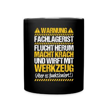 Fachlagerist Fachlageristin Lagerist Lageristin - Tasse einfarbig - Schwarz - Vorne