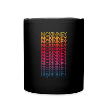 Retro Nostalgic USA City - Rainbow Mckinney - Mug uni - noir - Devant