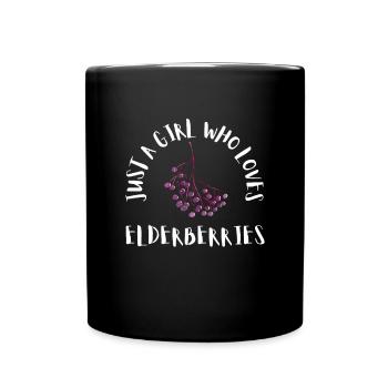 Elderberry Syrup Drink Flu Sambucus Homeopath - Tasse einfarbig - Schwarz - Vorne