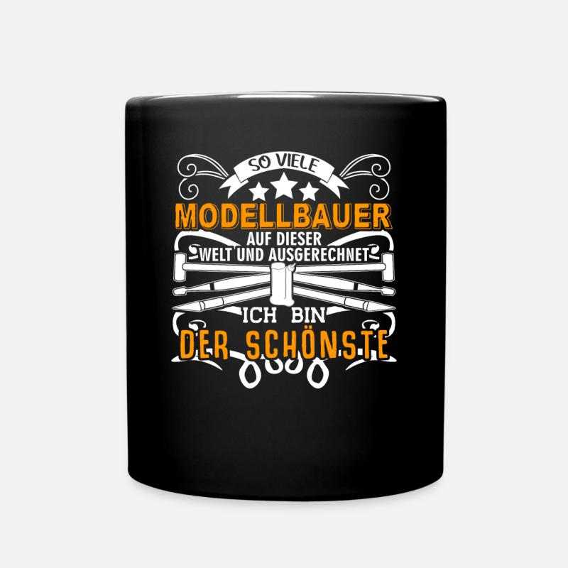 Modellbau Spruch Tabletop Modellbauer - Tasse einfarbig - Schwarz