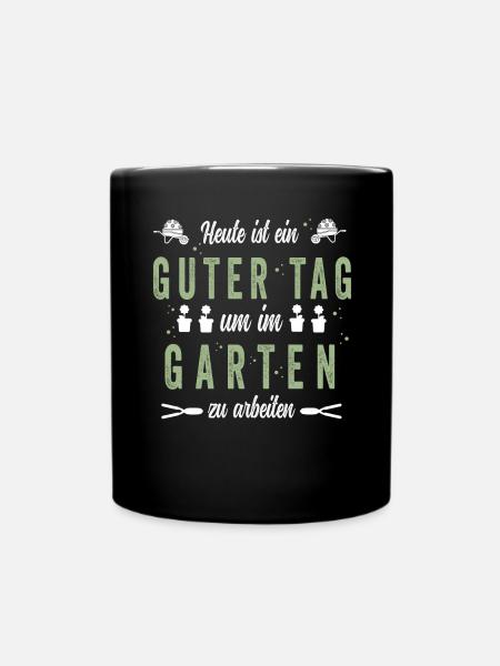 Hobbygärtner Landschaftsgärtner Pflanzen Gärtnerin - Tasse einfarbig - Schwarz