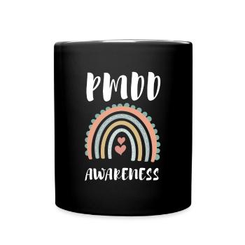 PMDD Sensibilisation Syndrome prémenstruel menstruel - Mug uni - noir - Devant