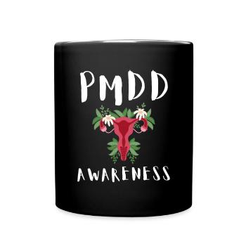 PMDD Sensibilisation Syndrome prémenstruel menstruel - Mug uni - noir - Devant