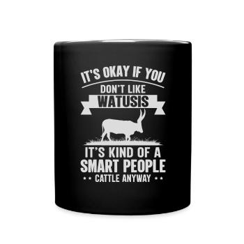 Personnes intelligentes - Cow Watusis - Mug uni - noir - Devant