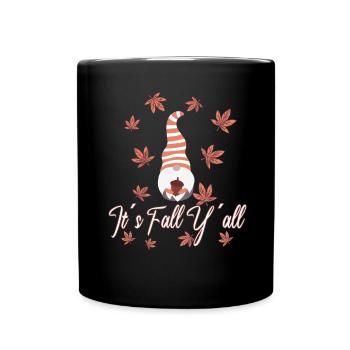 Amoureux des elfes Thanksgiving Fall - Mug uni - noir - Devant
