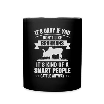 Personnes intelligentes - Cow Brahmins - Mug uni - noir - Devant
