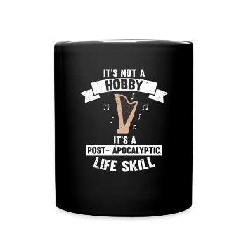 Conception de harpe pour harpiste et joueur de harpe - Mug uni - noir - Devant