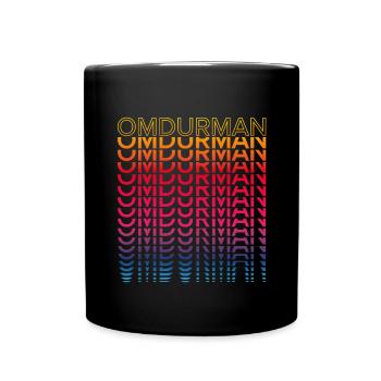 Retro Nostalgic City - Rainbow Omdurman - Full Colour Mug - black - Front