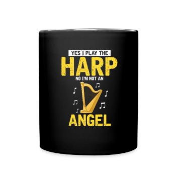 Conception de harpe pour harpiste et joueur de harpe - Mug uni - noir - Devant