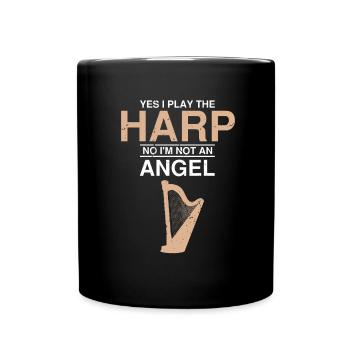 Conception de harpe pour harpiste et joueur de harpe - Mug uni - noir - Devant