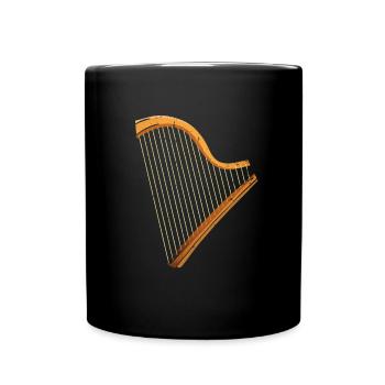 Conceptions de joueurs de harpe pour les conceptions de joueurs de harpe - Mug uni - noir - Devant