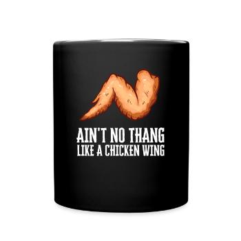 Chicken Wings Fried Chicken And Chicken Nuggets - Tasse einfarbig - Schwarz - Vorne