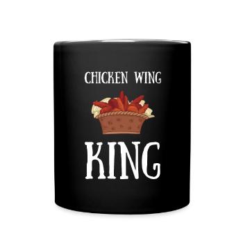 Chicken Wings Fried Chicken And Chicken Nuggets - Tasse einfarbig - Schwarz - Vorne