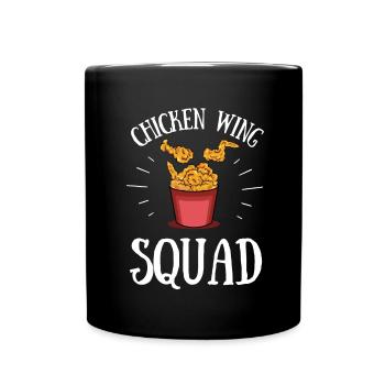 Chicken Wings Fried Chicken And Chicken Nuggets - Tasse einfarbig - Schwarz - Vorne
