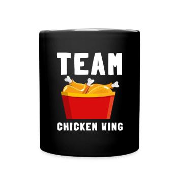 Chicken Wings Fried Chicken And Chicken Nuggets - Tasse einfarbig - Schwarz - Vorne