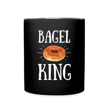Sesame Bagel New York Jewish Deli - Tasse einfarbig - Schwarz - Vorne