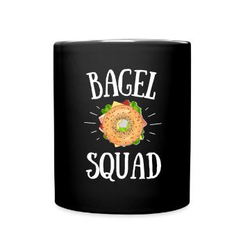 Sesame Bagel New York Jewish Deli - Tasse einfarbig - Schwarz - Vorne