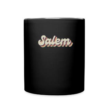 Nostalgic 70s USA City - Vintage Salem - Full Colour Mug - black - Front