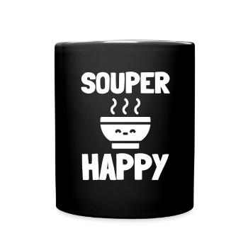 Canned Soup Liquid Food Cook Restaurant Food Lover - Tasse einfarbig - Schwarz - Vorne