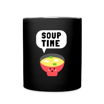 Canned Soup Liquid Food Cook Restaurant Food Lover - Tasse einfarbig - Schwarz - Vorne