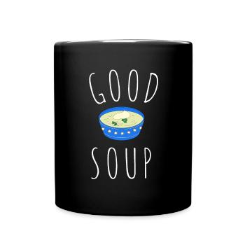 Canned Soup Liquid Food Cook Restaurant Food Lover - Tasse einfarbig - Schwarz - Vorne