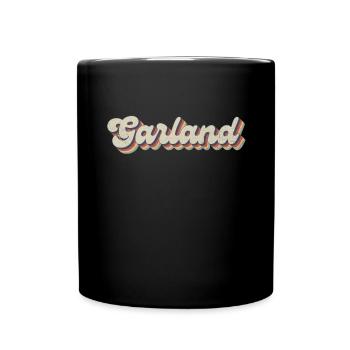 Nostalgic 70s USA City - Vintage Garland - Full Colour Mug - black - Front
