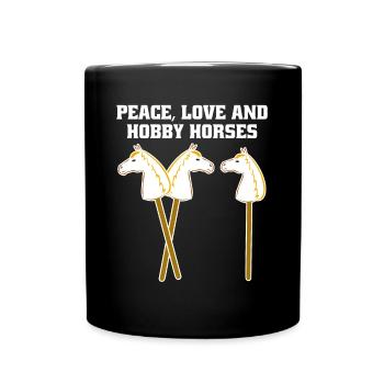 Hobby Horse Rider Horse Hobbyhorse - Mug uni - noir - Devant