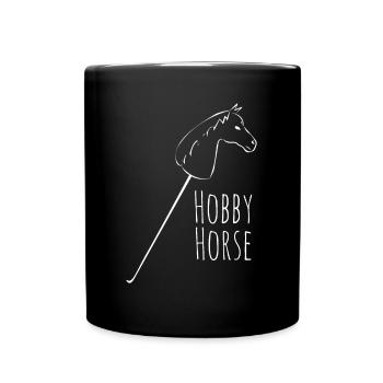 Hobby Horse Riding Hobbyhorse - Full Colour Mug - black - Front