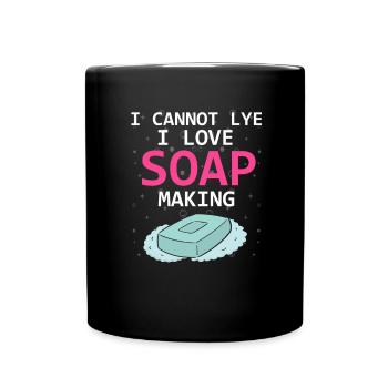 Conception de fabrication de savon pour les conceptions de fabricants de savon - Mug uni - noir - Devant