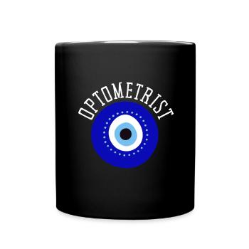 Ophtalmologiste Optométriste Optométrie et Opticien - Mug uni - noir - Devant