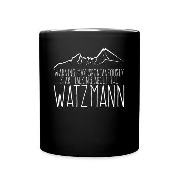 Watzmann Berchtesgadner Land - Full Colour Mug - black - Front