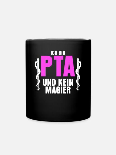 PTA Spruch Apothker Apotheke - Tasse einfarbig - Schwarz