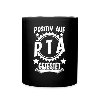 PTA Prüfung Pharmazie Apotheke - Tasse einfarbig - Schwarz - Vorne