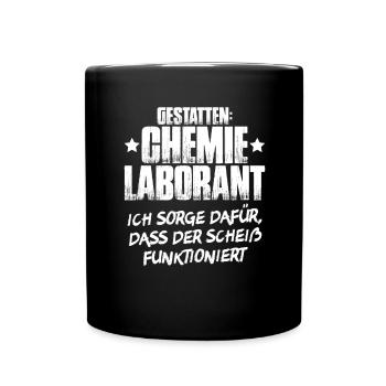 Technicien de laboratoire chimique Laboratoire de chimie Laboratoire de chimie - Mug uni - noir - Devant