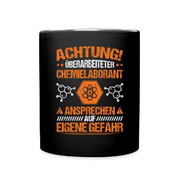 Technicien de laboratoire chimique Laboratoire de chimie Laboratoire de chimie - Mug uni - noir - Devant