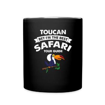 Afrikanische Familienreise Design für Afrika - Tasse einfarbig - Schwarz - Vorne
