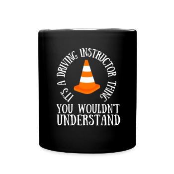 Driving Instructor Driver Car Parking Exam Driving - Tasse einfarbig - Schwarz - Vorne