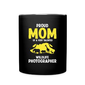 Safari Familienurlaub Design für Afrika Savanne - Tasse einfarbig - Schwarz - Vorne