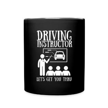 Driving Instructor Driver Car Parking Exam Driving - Tasse einfarbig - Schwarz - Vorne