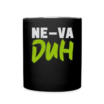 Neva -Duh Nevada USA Amerika Nevadan Carson City - Tasse einfarbig - Schwarz - Vorne