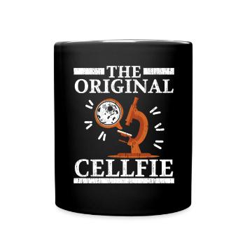 The Original Cellfie Biologist Teacher for Natural Sciences - Full Colour Mug - black - Front