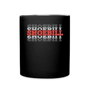 Schuhschnabel Storch Walfischkopf Vogelliebhaber V - Tasse einfarbig - Schwarz - Vorne