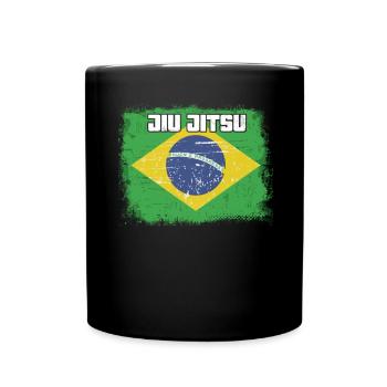 Martial Arts BJJ Brazilian Jiu Jitsu - Tasse einfarbig - Schwarz - Vorne