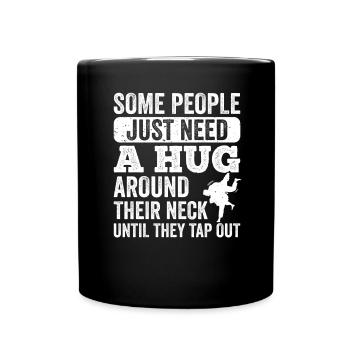 Martial Arts BJJ Brazilian Jiu Jitsu - Tasse einfarbig - Schwarz - Vorne