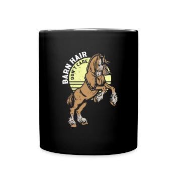 Conception Clydesdale pour clydesdale Riders - Mug uni - noir - Devant