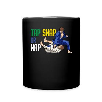 Martial Arts BJJ Brazilian Jiu Jitsu - Tasse einfarbig - Schwarz - Vorne