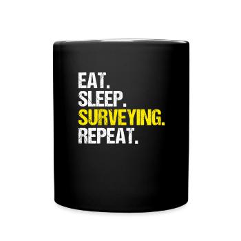 Vermessungstechniker Vermesser Arpenteur-géomètre - Mug uni - noir - Devant