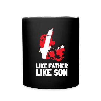 Comme Père Comme Fils Origine Origine Origine Des Pères Fête des Pères - Mug uni - noir - Devant