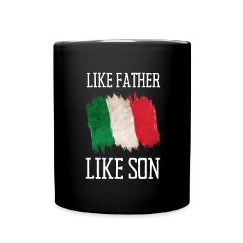 Comme Père Comme Fils Origine Origine Origine Des Pères Fête des Pères - Mug uni - noir - Devant